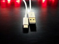 Lade-Sync Kabel USB-A auf USB-C weiß