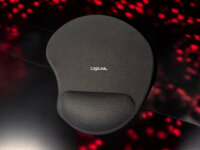 LogiLink Mauspad mit Silikongel Handauflage [B-Ware]
